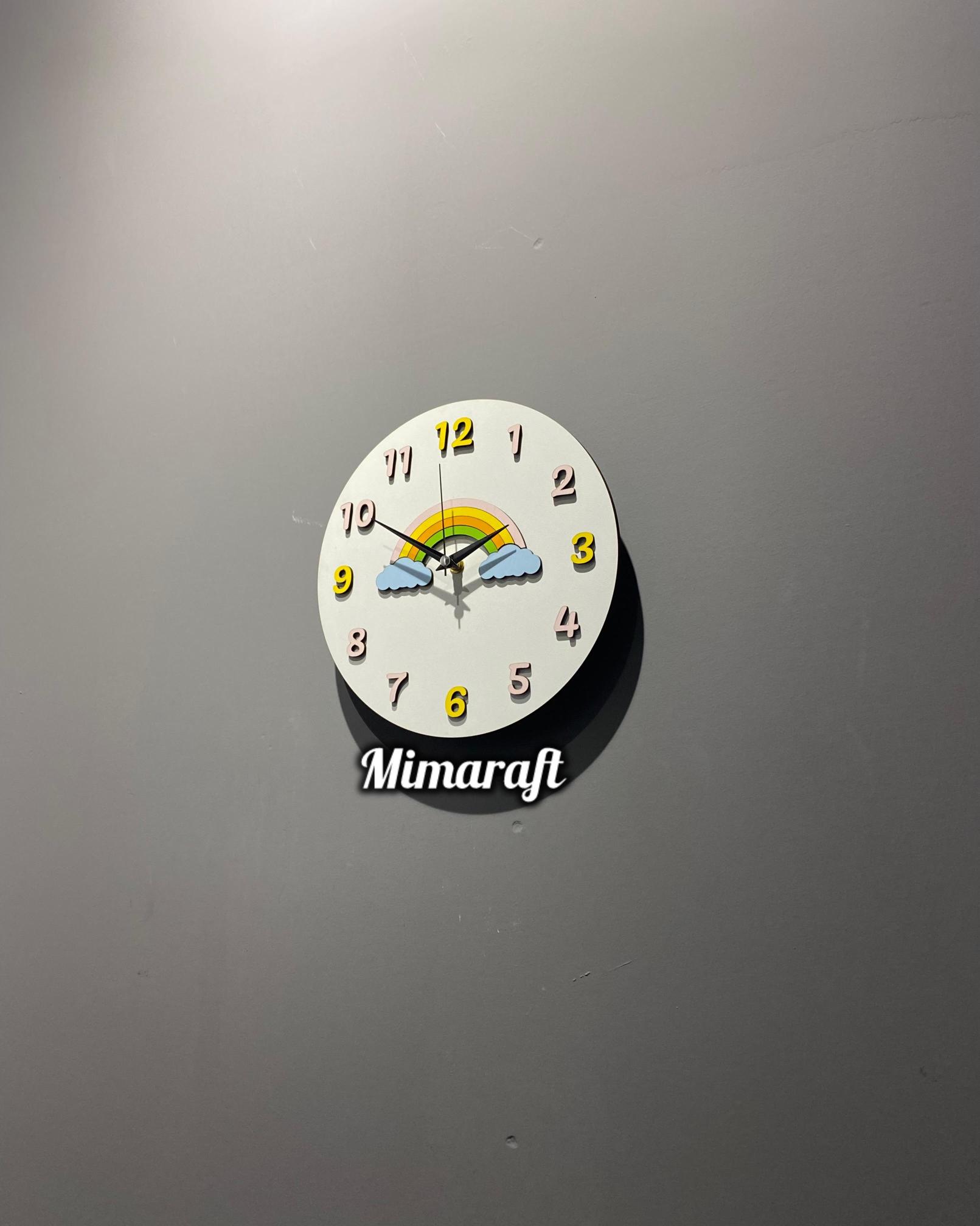 Çocuk Odası Duvar Saati 25 cm 