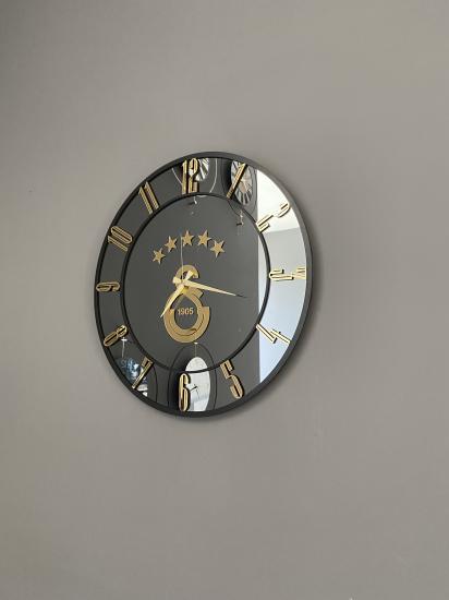 Gs Logolu Aynalı Duvar Saati 